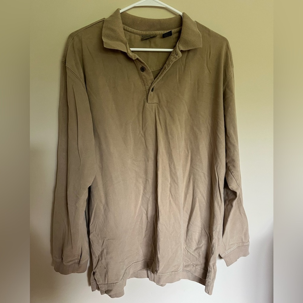 Men's Collared Long Sleeve Shirt